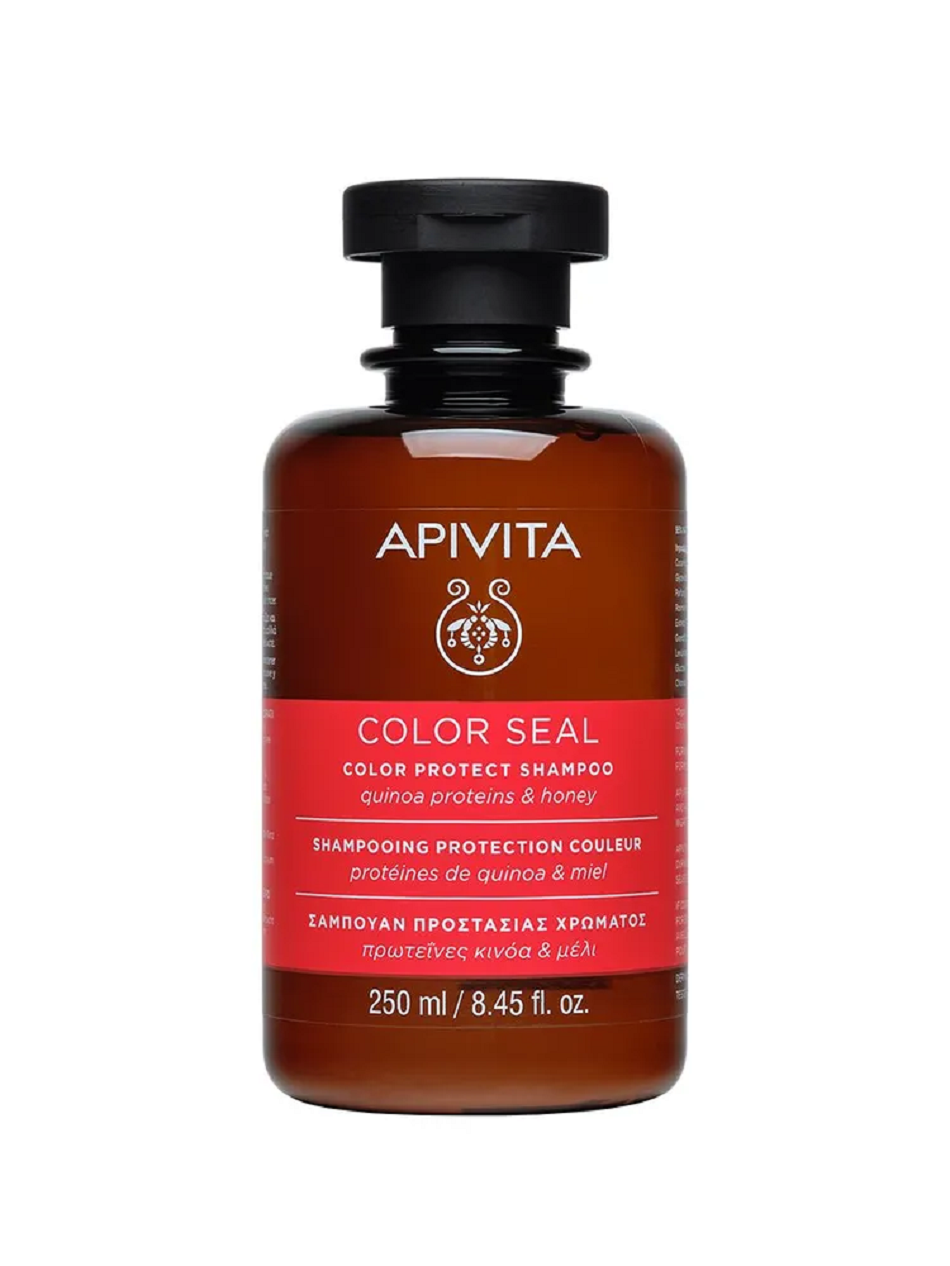 Apivita Шампунь для окрашенных волос с протеинами киноа и медом, 250 мл (Apivita, ) - фото №4