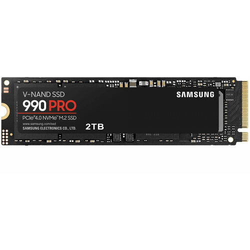 SSD жесткий диск M.2 2280 2TB 990 PRO MZ-V9P2T0BW SAMSUNG ssd накопитель 1тб samsung 990 pro mz v9p1t0cw m 2 2280 pcie 4 0 x4 nvme m 2