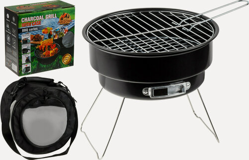 Изображение товара Гриль угольный в чехле разборный складной ARIZONE BBQ (47-265241)