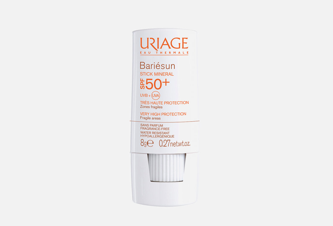 Uriage Барьесан Минеральный стик для уязвимых зон SPF50+, 8 гр (Uriage, ) - фото №7