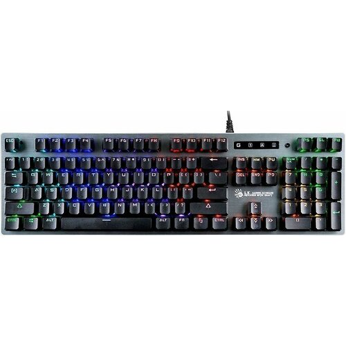 Клавиатура A4 Bloody B765 механическая серый USB for gamer LED 490000₽