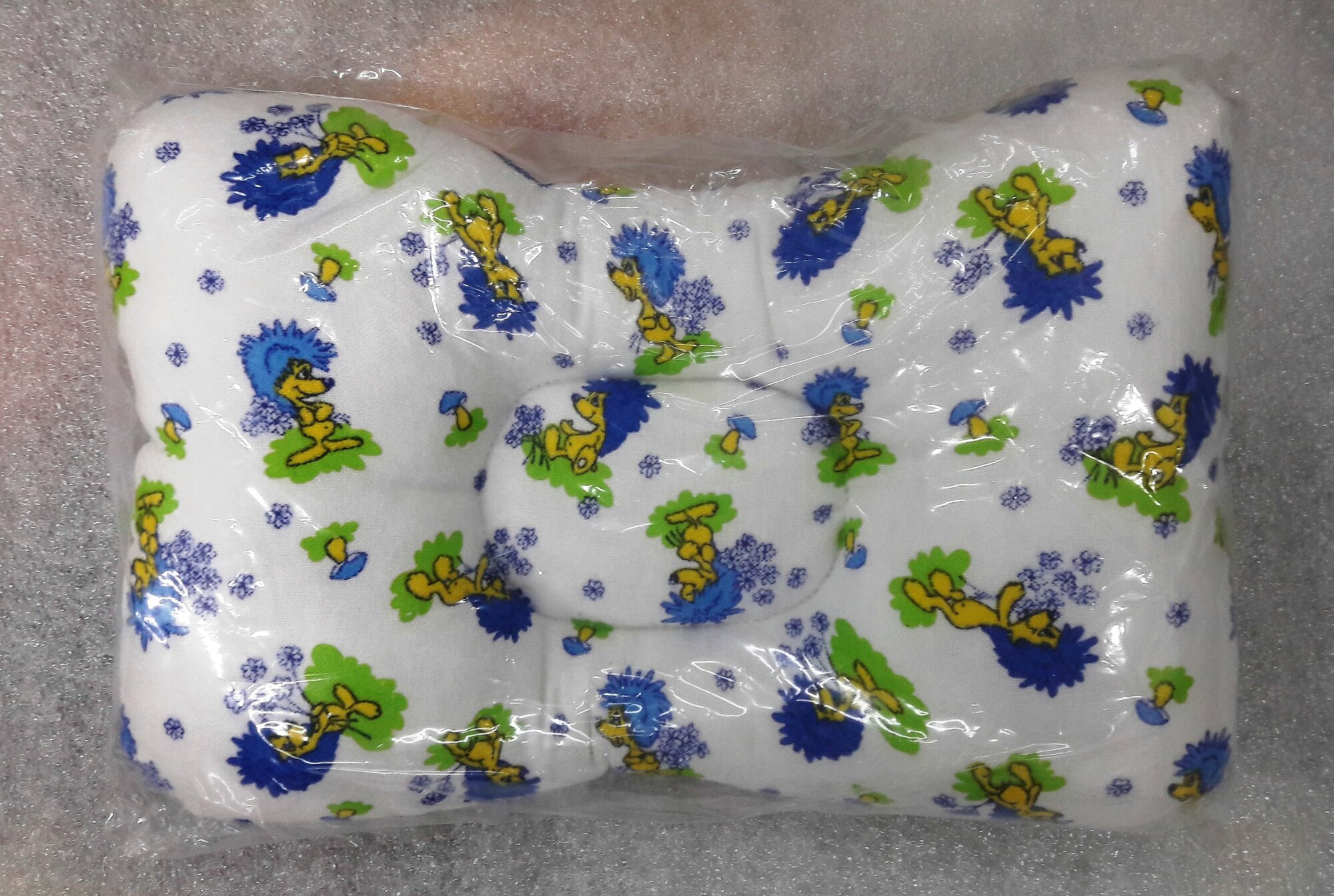 фото Подушка детская 100% хлопок "Бабочка" 30*20