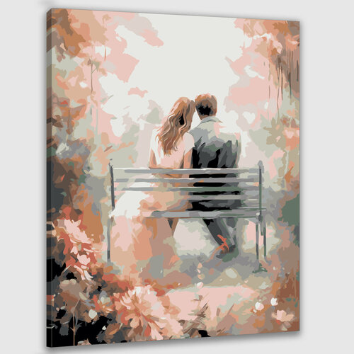 Картина по номерам 50х40 Цветочная романтика