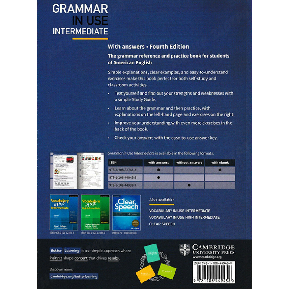 Grammar in Use Intermediate Student's Book with Answers Self-study Reference and Practice - фото №2