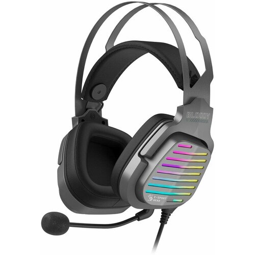 Наушники с микрофоном A4Tech Bloody G560 серый 2м мониторные оголовье G560 GUN GREY 13497₽
