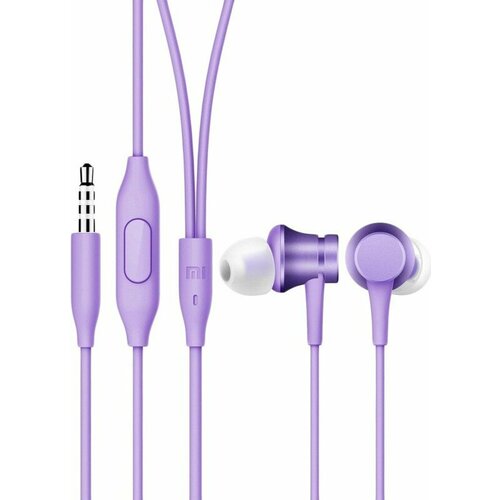 Наушники Xiaomi Мi Piston Fresh Bloom HSEJ03JY Matte Purple фиолетовые 1800₽