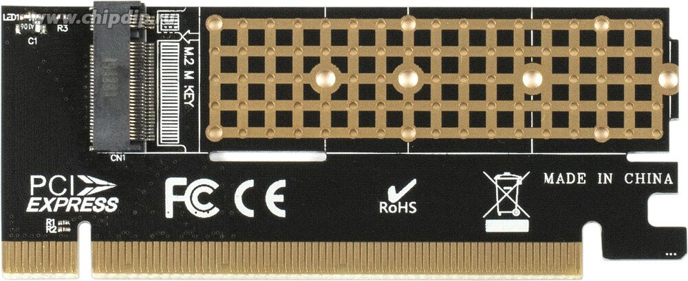 Переходник ExeGate EXE-529 M.2 M Key -) PCI-Ex16 Ex283709rus — фото 1