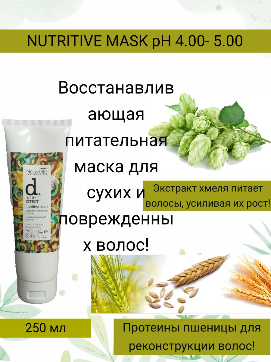 Nouvelle Nutritive Mask" 250 ML Питательная и восстанавливающая маска