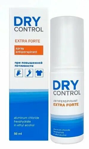 Drycontrol extra forte спрей антиперспирант 50 мл 2уп