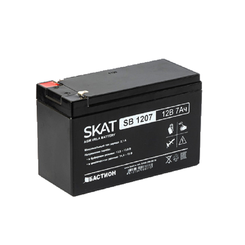 Аккумулятор SKAT SB 1207 (12В 7А/ч) скат skat sb 12045