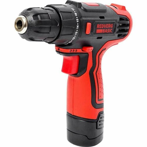 Дрель-шуруповерт аккум REDVERG Basic 108В 15Нм 1АКБ 13Ач SD10L1 3958₽