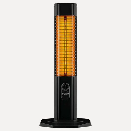 Изображение товара Инфракрасный обогреватель Luxeva LXV 2000-TS black, карбоновый, 1000Вт/2000Вт, черный, Влагозащита IP44