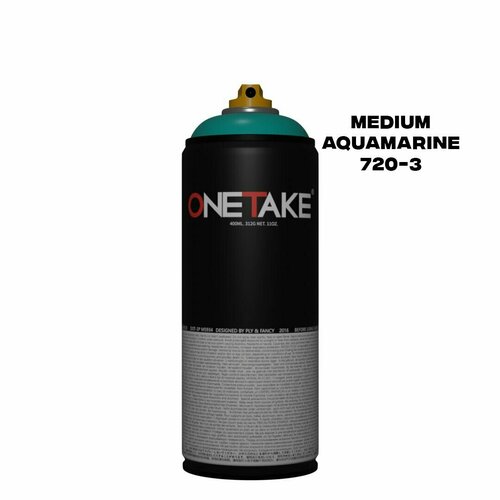 Аэрозольная краска One Take 720-3 medium aquamarine 400 мл