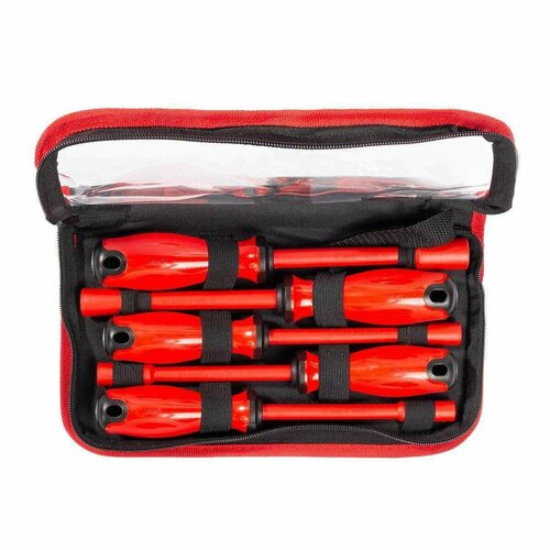 отвертка с торцевым ключом knipex kn 980305 vde с внутренним шестигранником 5 x 125 мм 230 мм диэлектр Набор НИО-2205-Т отвертки диэлектрические Профи КВТ 88927