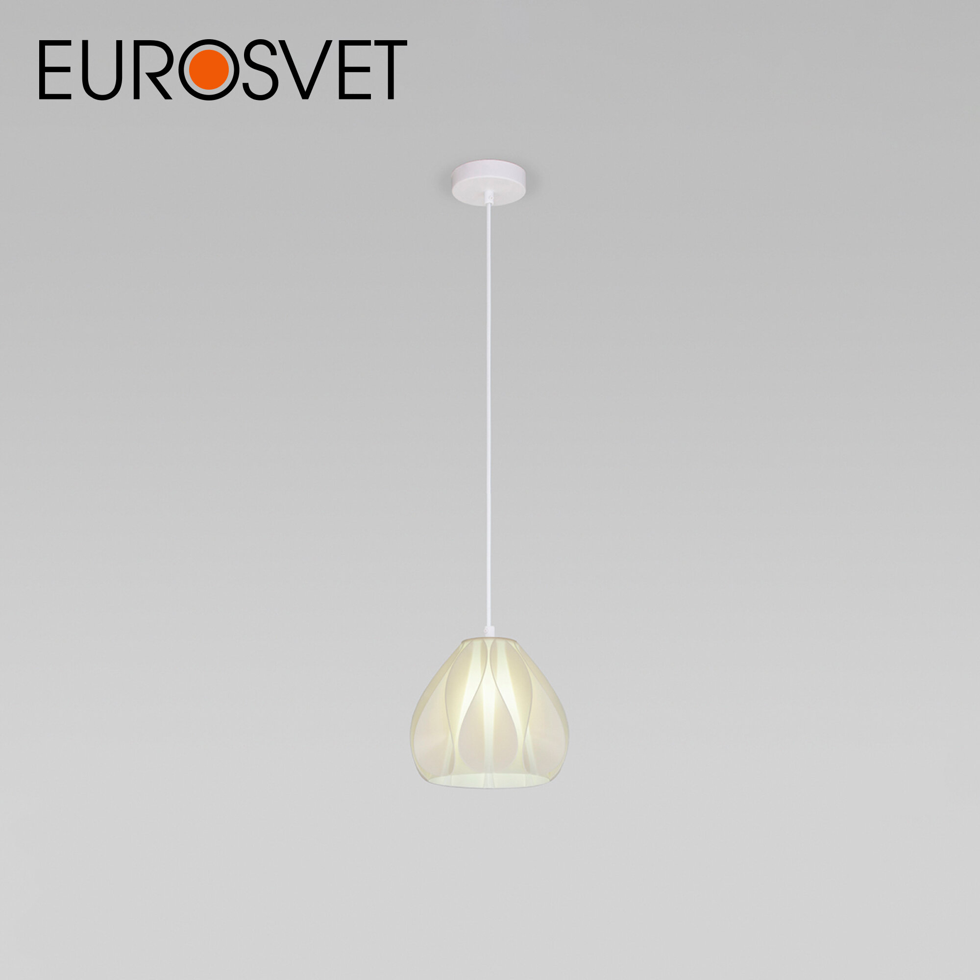 Подвесной светильник с акриловым плафоном Eurosvet Sinki 30187/1 белый IP20