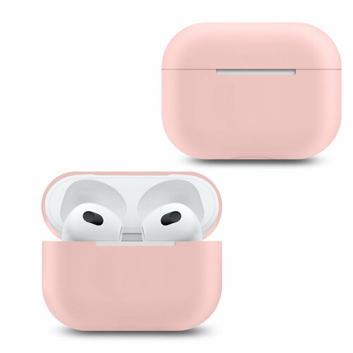 Чехол для наушников / Чехол для Airpods 3 Silicone pink PL