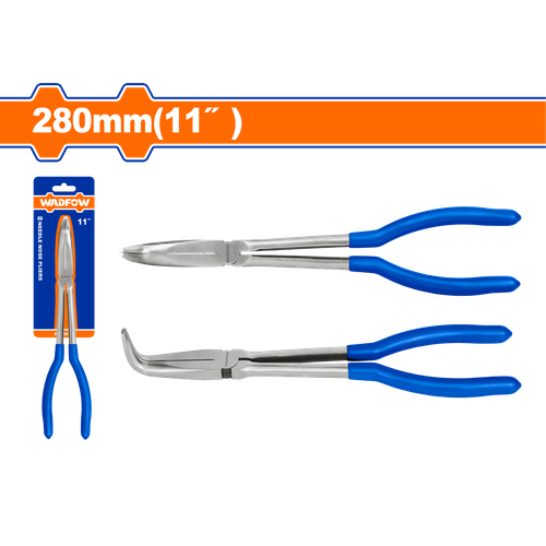 Тонкогубцы удлиненные изогнутые WADFOW WPL3E11
