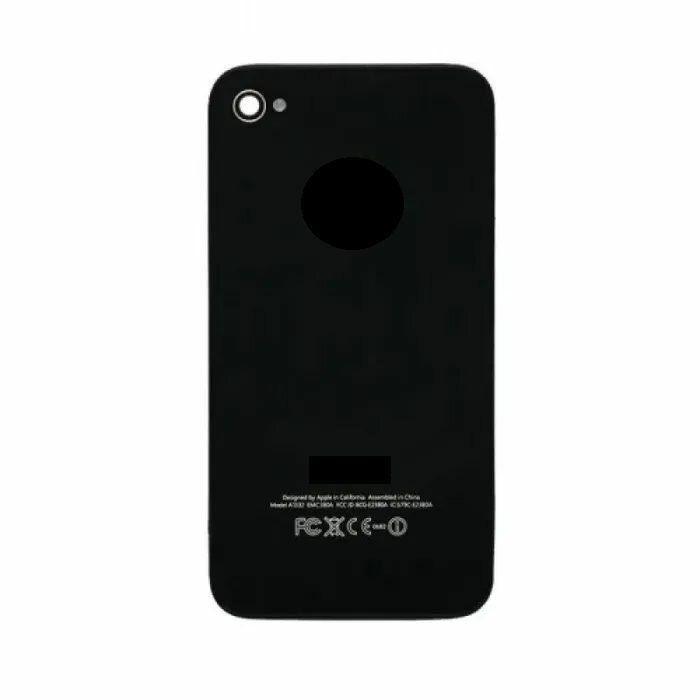 Задняя крышка для Apple iPhone 4 Black (Черная)