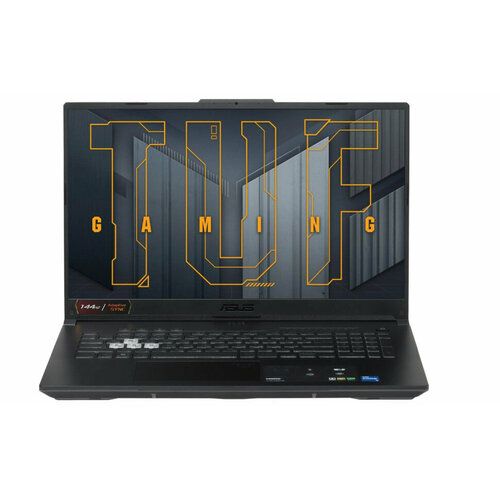 173 Ноутбук ASUS TUF Gaming F17 FX707ZC4-HX014 1920x1080 IPS Intel Core i5-12500H RAM 16 ГБ SSD 512 ГБ GeForce RTX 3050 - 4 ГБ без ОС серый 104050₽