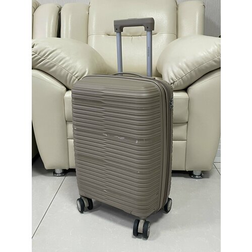 Чемодан POSSESS, горчичный