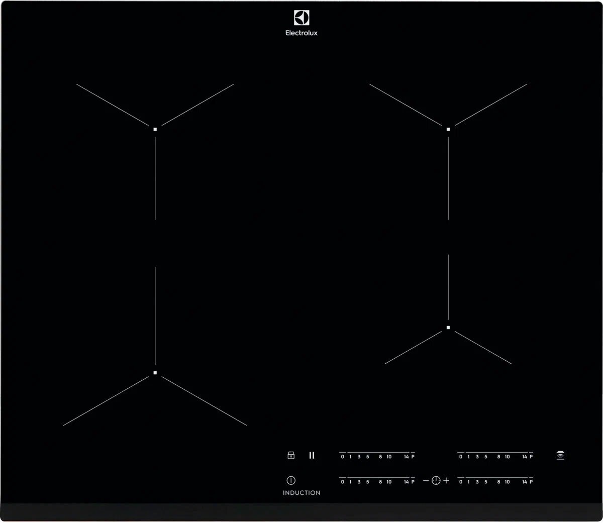 Индукционная варочная поверхность Electrolux EIT61443B черный
