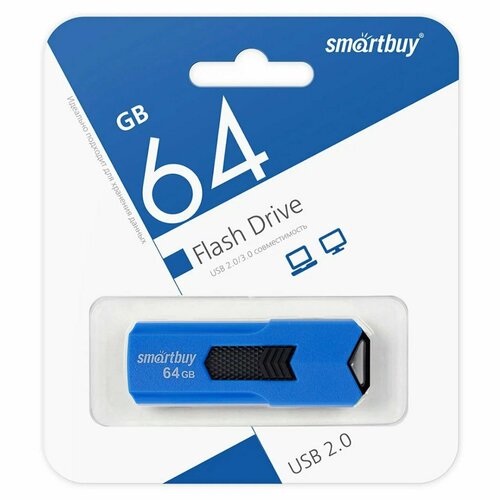 Флешка 64 Гб Smartbuy Stream 2400₽