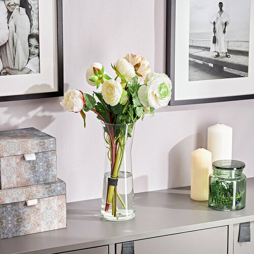 Ваза Элс стекло цвет прозрачный 26см 2297₽