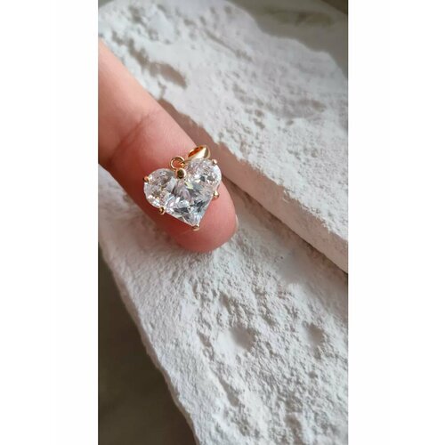 Моносерьга , кристалл, желтый