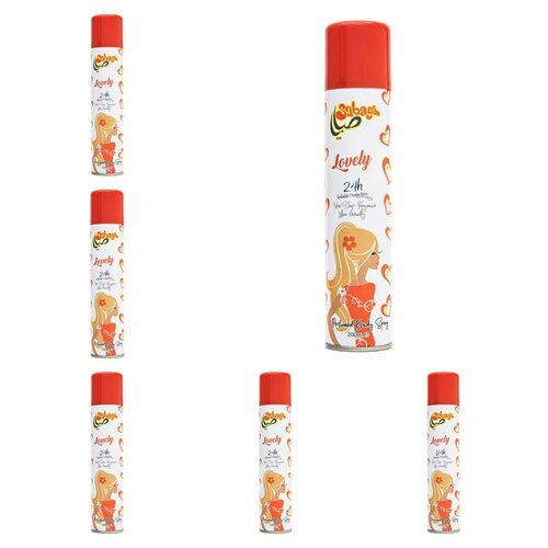 ATAK Sabaya Lovely Дезодорант женский, 200 мл, 6 штук.