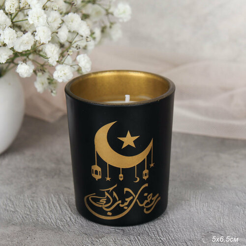 Свеча в подсвечнике 5х65 см Мусульманская 450₽