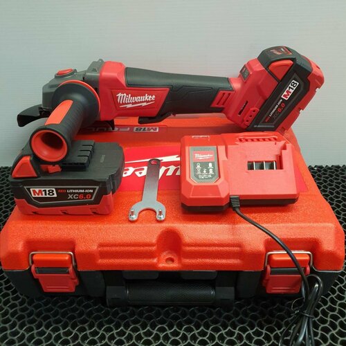 Аккумуляторная болгарка ушм Milwaukee 18В 17521₽