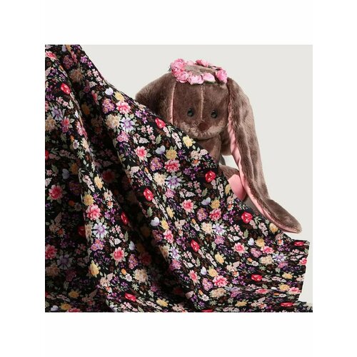 Ткань для рукоделия отрезок цветы 528₽