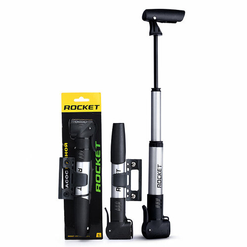 Насос ручной велосипедный Rocket алюминий AV Presta 62800₽