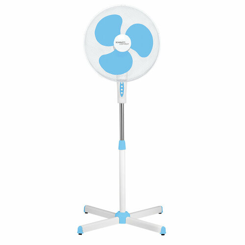Scarlett Напольный вентилятор 16 дюймов 3 скоростных режима голубой 385300₽