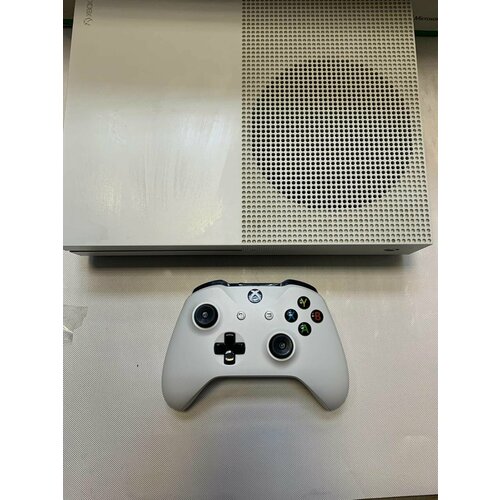 Игровая приставка Microsoft Xbox One S 500 ГБ HDD без игр белый 2199900₽