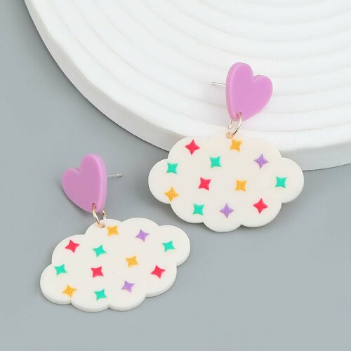 Серьги Bag & You, бежевый