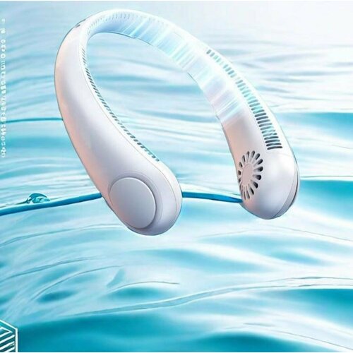 Портативный белый шейный USB-вентилятор 80900₽