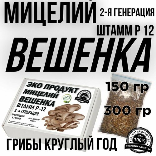 Мицелий грибов Вешенка 150 гр.