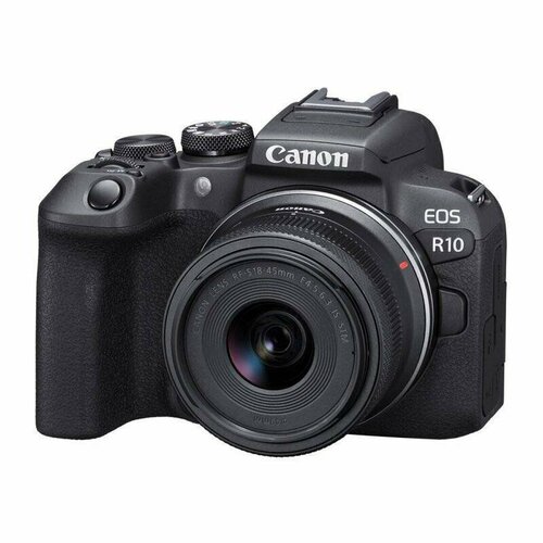 Фотоаппарат Canon EOS R10 Kit RF-S 18-45mm F45-63 IS STM 10294100₽