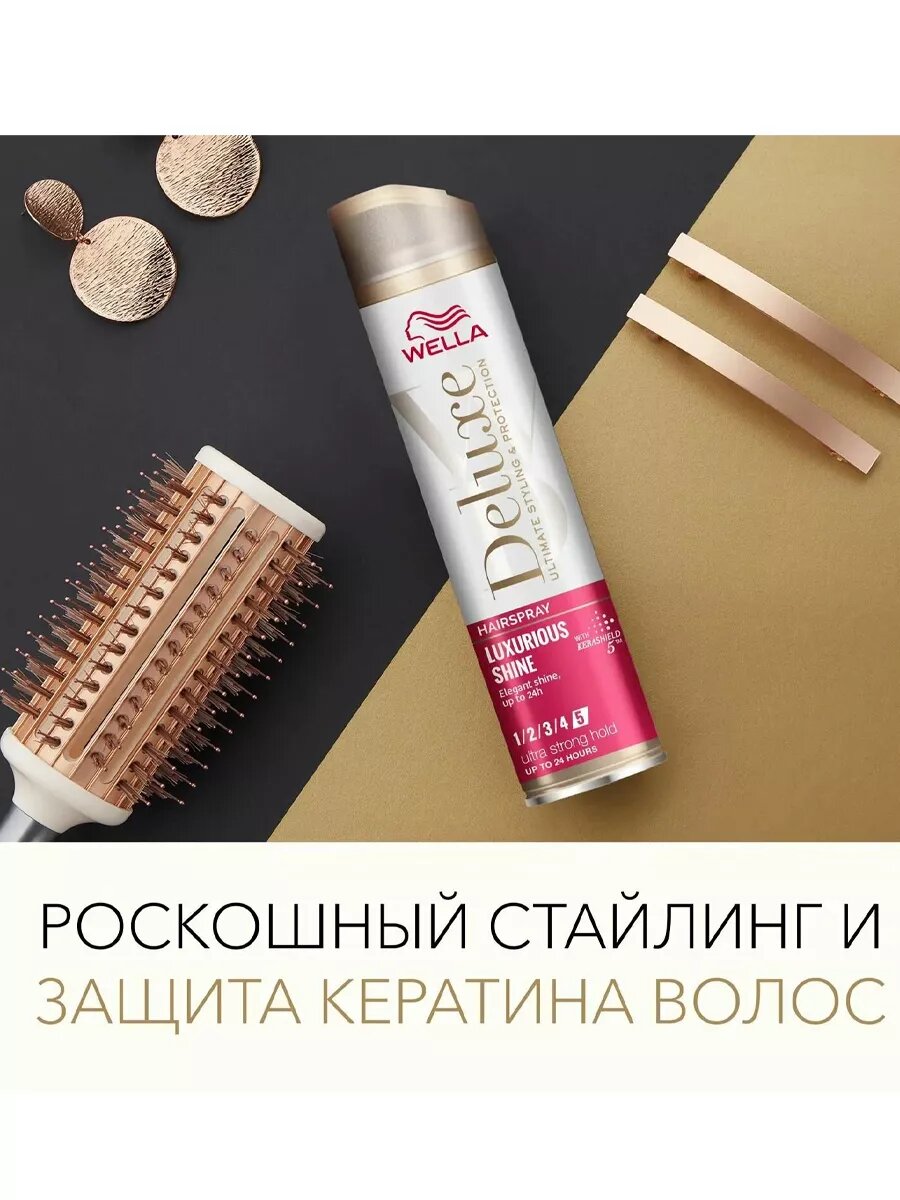 фото Лак для тонких волос Deluxe Luxurious Shine 250 мл