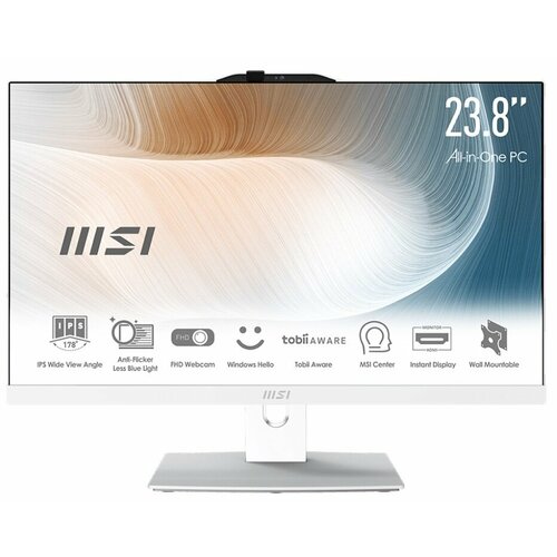 Моноблок MSI Modern AM242P 1M-1022XRU 9S6-AE0722-1022 Core i5 1000 MHz 120U16384Mb512 Gb SSD2381920x1080Нет Без ОС 10800000₽