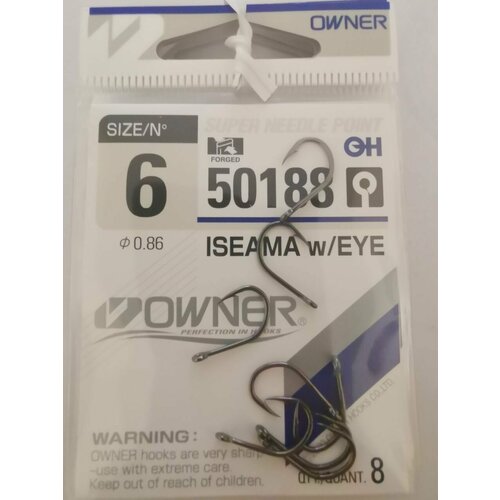 Крючок Owner 50188 №6 (8шт)