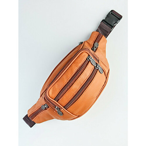 Сумка поясная , рыжий
