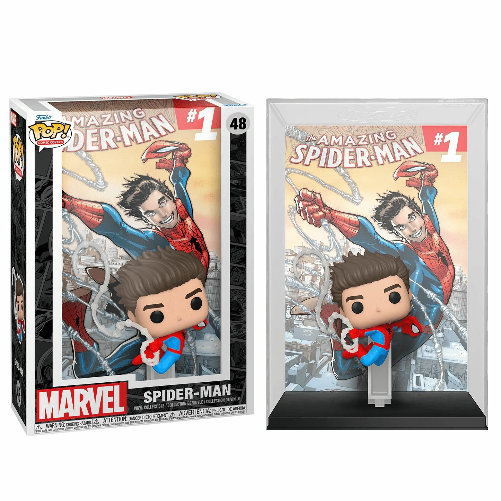 Фигурка Funko POP! Comic Covers Marvel Amazing Spider-Man #1 - Spider-Man 76084 (48) Человек-паук — фото 1