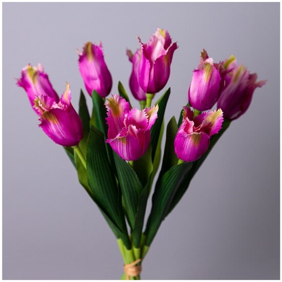 Букет искусственный Lefard из 9 тюльпанов 39 см (535-345)