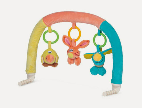 Изображение товара Дуга для стульчика Play Bar Peg-Perego, текстиль, с игрушками