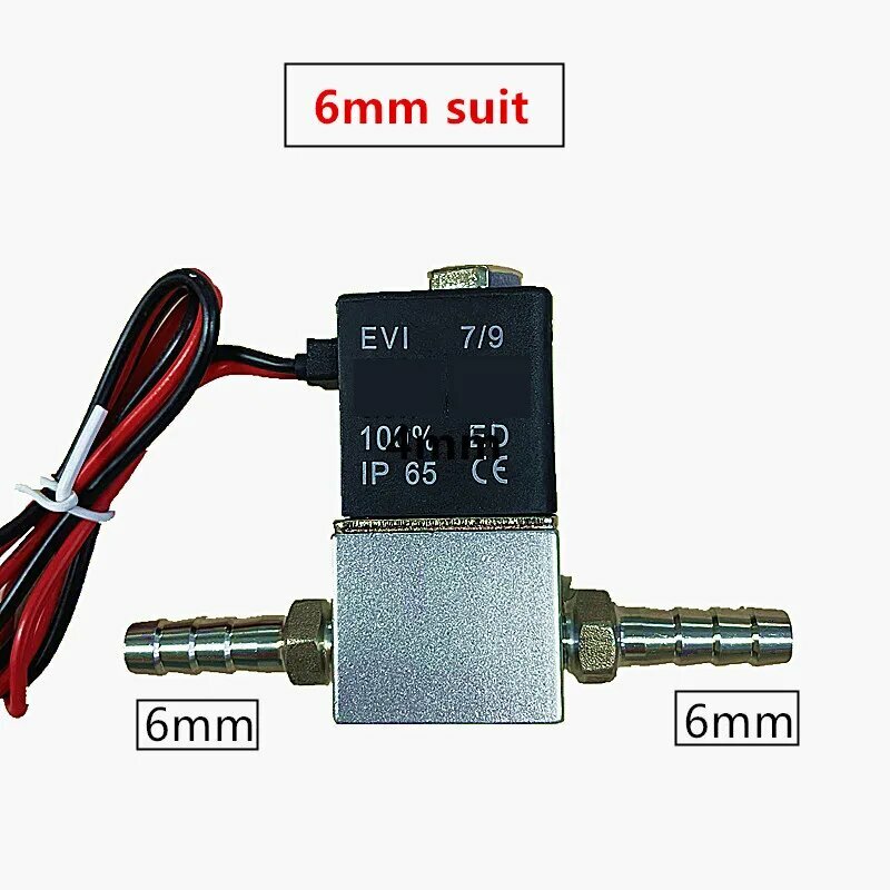 фото Нормально закрытый пневматический алюминиевый электромагнитный клапан для компрессора, 1/4 В постоянного тока, 12 В, 24 В переменного тока, 110 В, двухсторонний клапан для воздуха, воды, масла