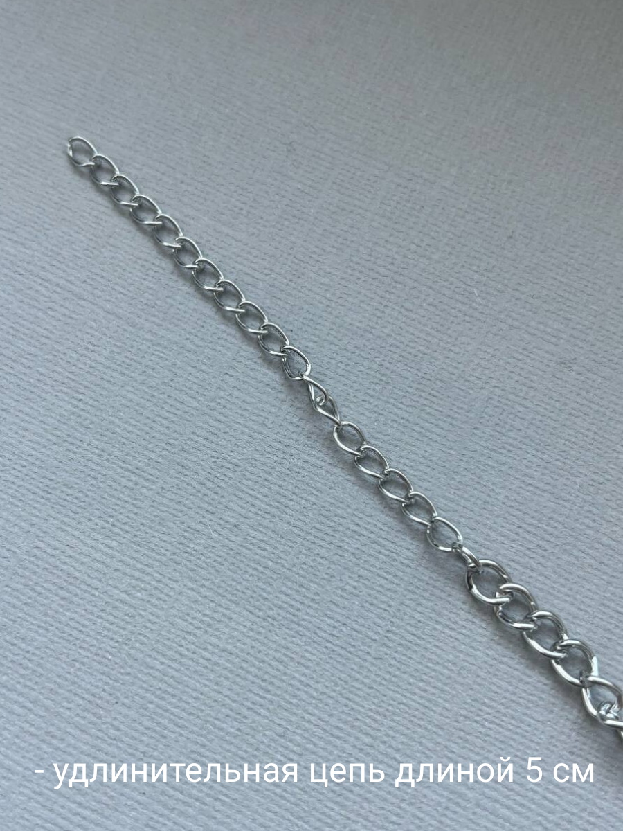 Колье SIDORINA SOFIA ACCESSORIES, перламутр, бисер, длина 30 см, белый/полупрозрачный — фото 1