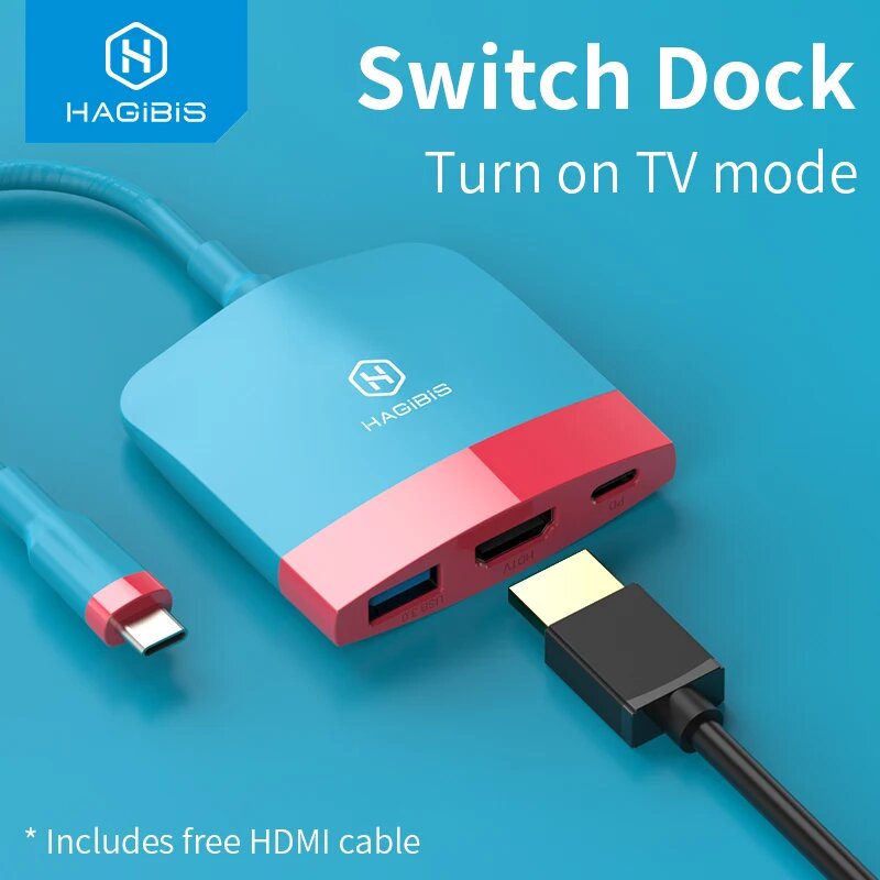 Портативная док-станция Hagibis для Nintendo Switch — фото 1