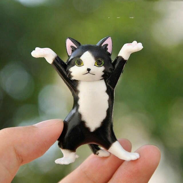 Котик держатель для наушников и ручек / Кот / Сувенир статуэтка кошка